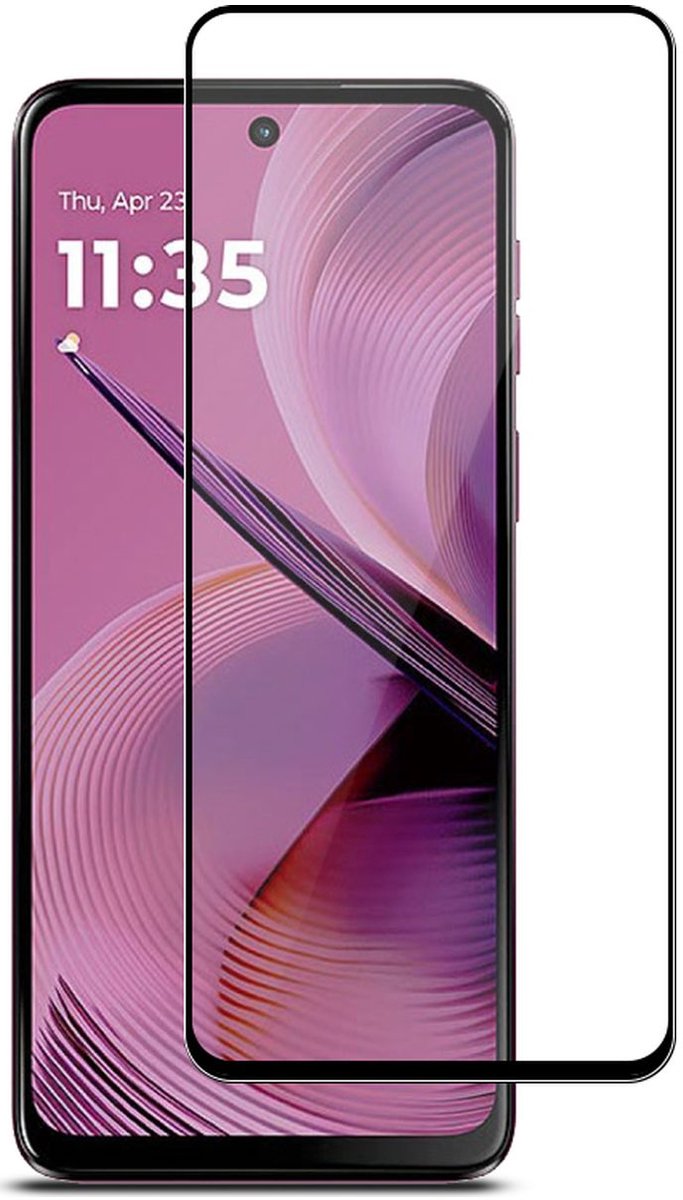 Mobigear Screenprotector geschikt voor Motorola Moto G55 Glazen | Mobigear Premium Screenprotector - Case Friendly