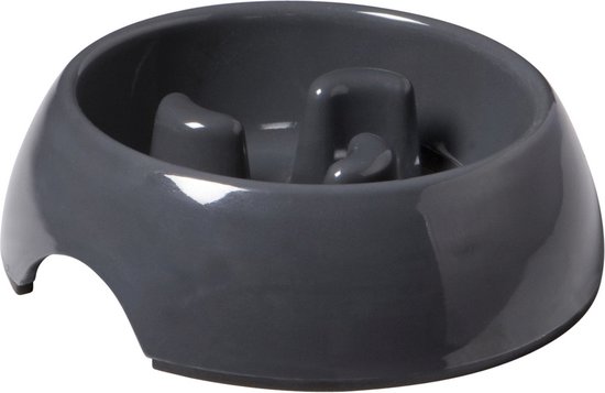 Adori Anti-Schrok Voerbak - Grijs - ø 14 cm - S - 200 ml