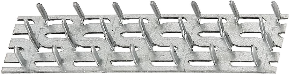 Nagelplaat 40x Alberts verzinkt, 102x25mm, vlak verbindingsstuk, houtverbindingsstuk