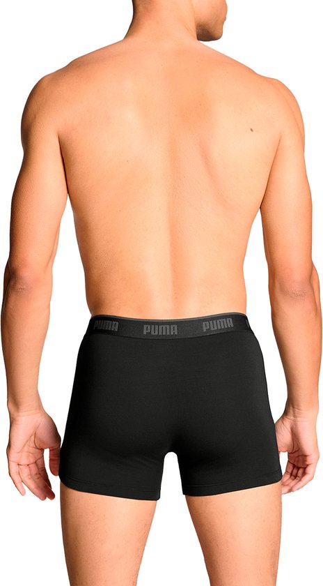 Lot de 3 boxers Puma pour homme - Sous-vêtements en coton pour homme - Sous-vêtements L - Zwart