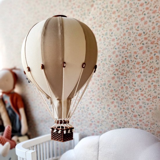 Super Balloon Luchtballon - beige en ecru (Klein) — afbeelding 3