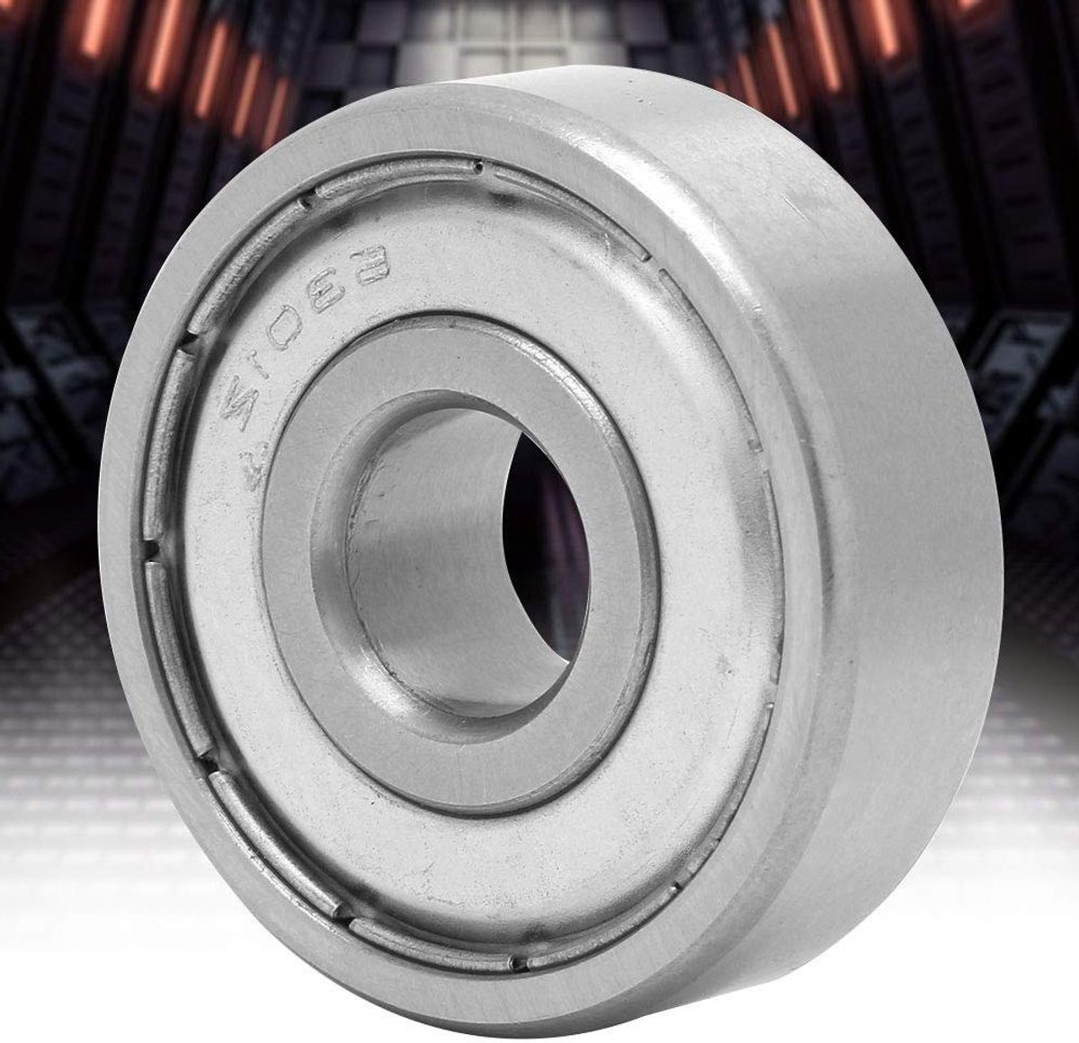 Groefkogellagers 10 stuks 6301-ZZ 12 * 37 * 12 mm - Afdichtingsstaal - Voor transmissie instrumentering motoren - Geschikt voor rolschaatsen, Jo-Jo en meer.