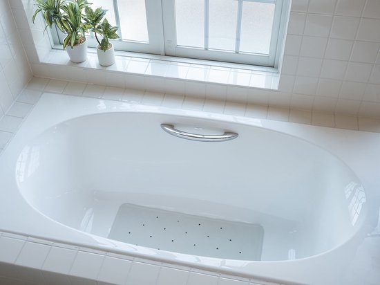 Croydex Rubagrip badmat met hygiëne 'N' Clean, medium