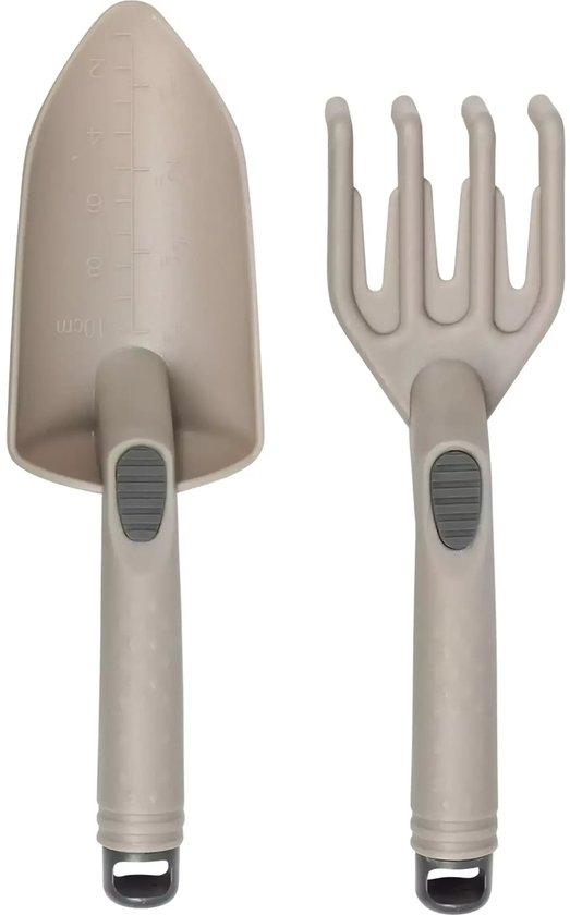 Benson Tuingereedschap set - 2-delig - kunststof - beige - met maatvoering van Benson — afbeelding 5