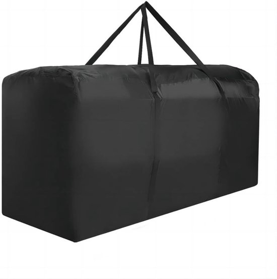 Opbergtas Voor Tuinkussens – Waterdicht, 420D Oxford, Zwart, 80x80x60 Cm – Beschermhoes Voor Zitkussens, Stoelkussens En Buitenkussens