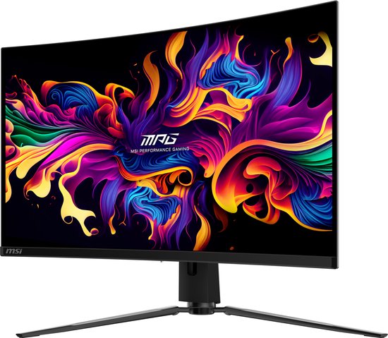 MSI MPG 321CURX QD-OLED - 4K UHD Curved Gaming Monitor - 240hz - 32 inch - USB-C PD 98W