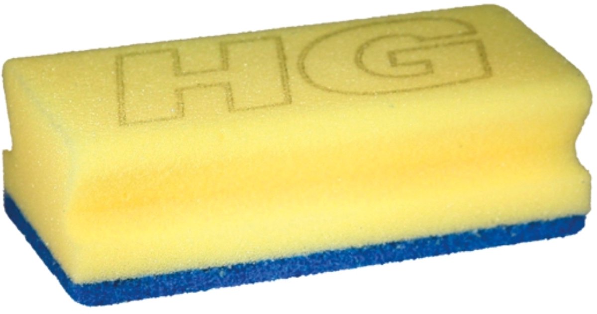 Bol.com HG - Sanitair - Sanitairspons Blauw/Geel - 1 Spons - 1 stuk aanbieding