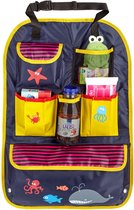 HECKBO Organiseur Siège Auto Enfant - Pochette Tablette, Poche Isotherme, Motif Sirène
