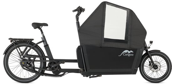 Cangoo Buzz elektrische bakfiets zwart