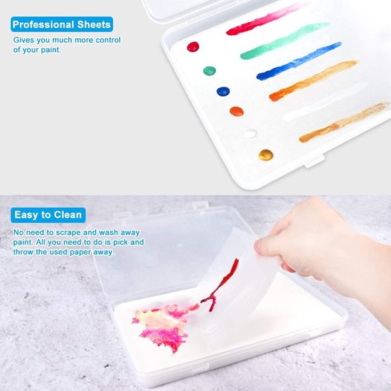 Palette Humide Pour Peinture Acrylique - Support Portable Pour Modélisme Et Loisirs Créatifs, Garde La Peinture Fraîche Plus Longtemps