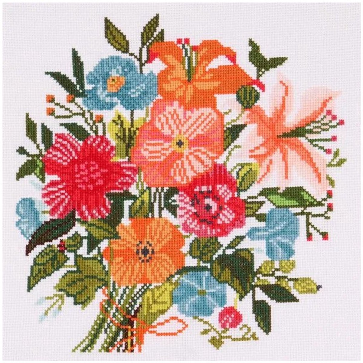 Borduurpakket Bloemenboeket