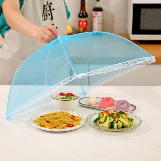 Shnmin 3 stuks afdekking voor levensmiddelen, voedselafdekking buiten, vliegenkap, vliegenbescherming, afdekhoes, roestvrij staal, mesh food cover, voor keuken, picknicks, camping, herbruikbaar