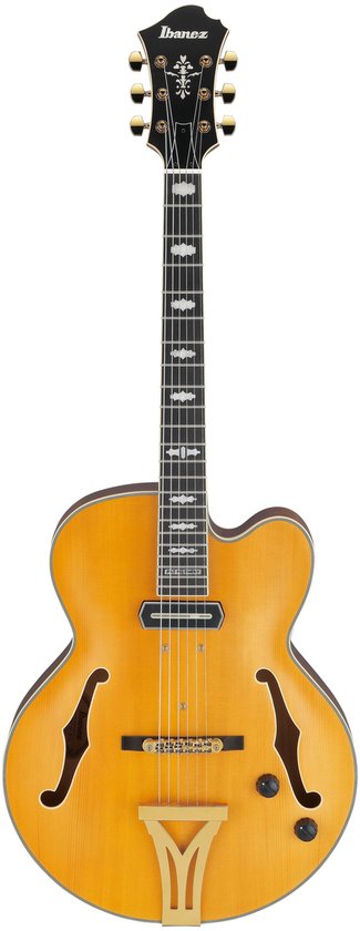 Ibanez Pat Metheny PM3C-NAL Natural Amber Low Gloss - Semi-akoestische gitaar