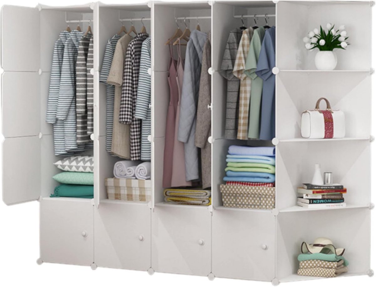 CRLYN® Dressing Kasten - Kledingkast - Kledingkasten Slaapkamer - Organizer