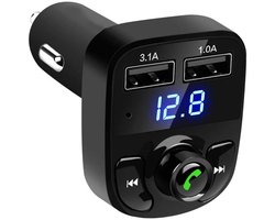 Bluetooth FM-Transmitter | Carkit | 2 USB-poorten | Muziek streamen | Handsfree bellen | Draadloos muziek