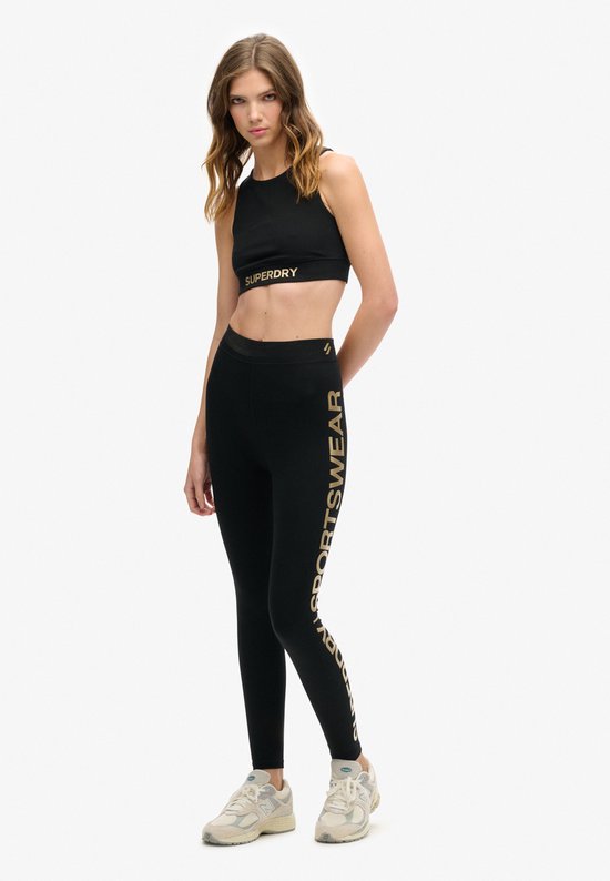 Superdry - Leggings sport taille haute - Femme - Pantalons