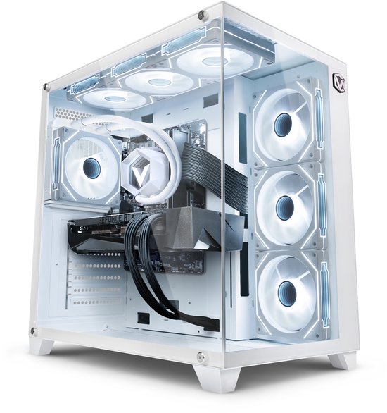 Vibox IV-357 Game PC • AMD Ryzen 7 5700X 4,6 GHz • AMD Radeon RX 9070 XT 16 GB • 32 GB RAM • 1 TB NVMe M.2 SSD • 700W PSU • Windows 11 • WiFi