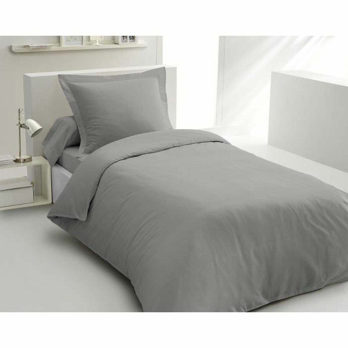 Noorse hoes Lovely Home Grijs Lichtgrijs 140 x 200 cm