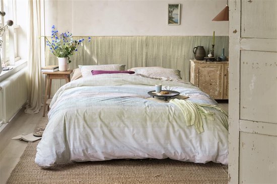 Ariadne at Home Colour Harmony dekbedovertrek - Lits-Jumeaux - 240x200/220 - Blauw Groen van Ariadne at Home — afbeelding 2