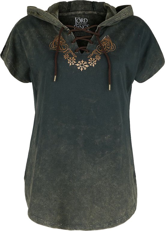 T-shirt Rohan Le Seigneur des Anneaux vert foncé Taille S Katoen - Fan merch, Film