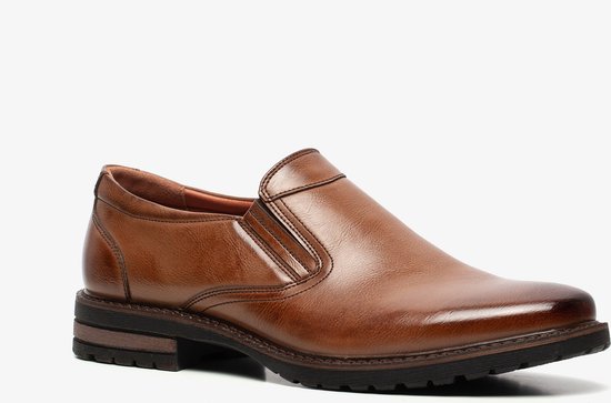 Mocassins homme Emilio Salvatini cognac - Taille 46