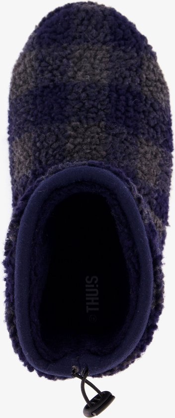 Thu!s teddy pantoufles pour hommes bleu - Taille 42 - Pantoufles