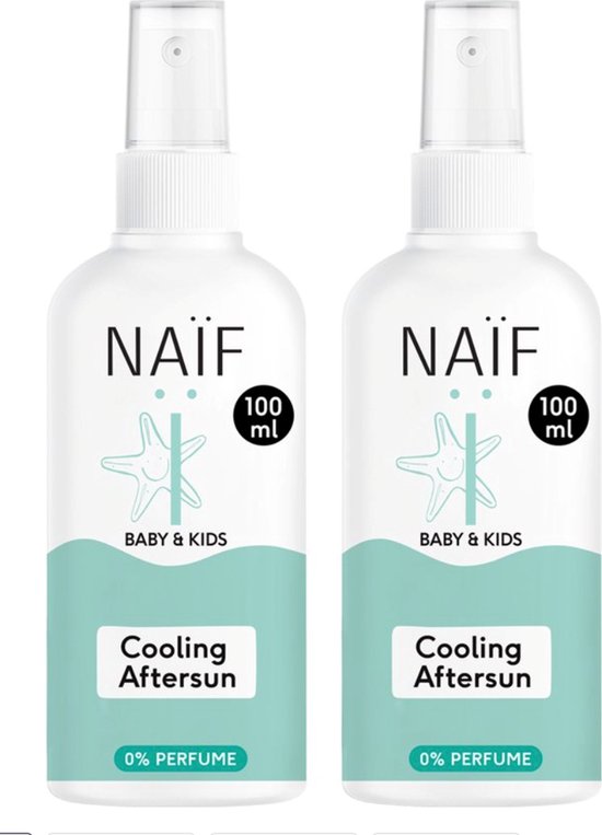 Naïf - Verkoelende Aftersun Spray Voordeelset - Baby's & Kinderen - 0% parfum - 2x175ml