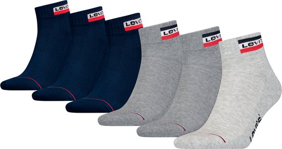 Levi's quarter sportswear logo 6P bleu & gris - 39-42