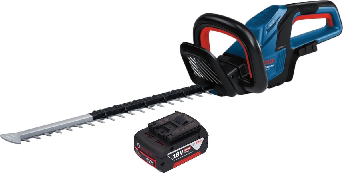 Bosch GHE 18V-50 Professionele accu heggenschaar 18 V 50 cm borstelloos + 1x oplaadbare accu 5.0 Ah - zonder oplader