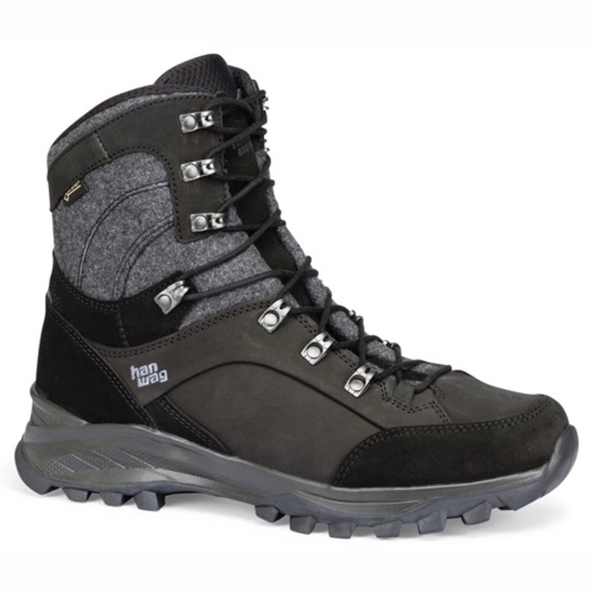 Wandelschoen Hanwag Men Banks Winter GTX Asphalt-Schoenmaat 48 5 Zwart