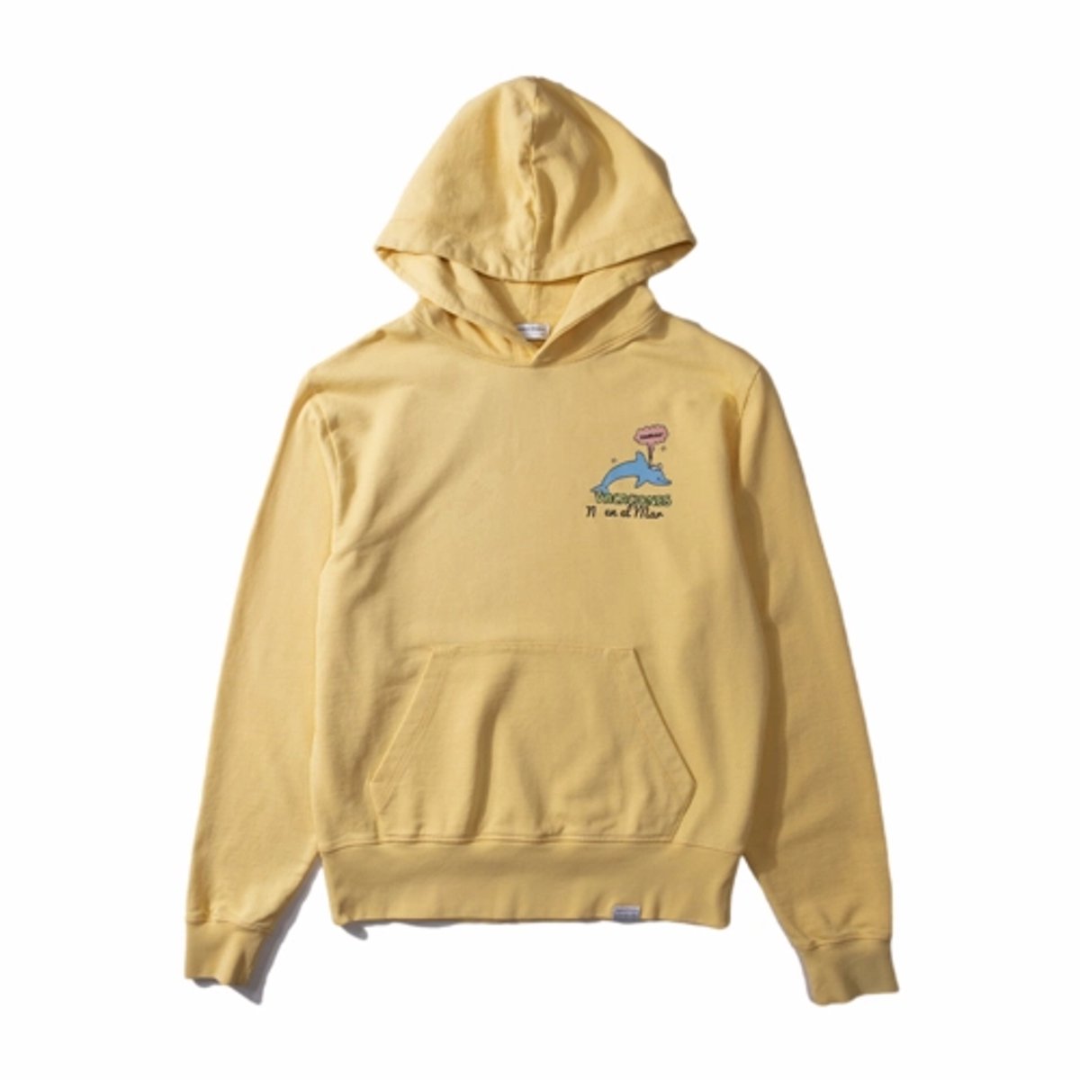 Hoodie Edmmond Studios Men Shelly Light Yellow-XL