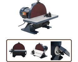vidaXL Schijfschuurmachine 800W - 305mm - Blauw Schijfschuurmachine - Schuurmachine - Gietijzer - Elektrische Schuurmachine - Bouw Gereedschap