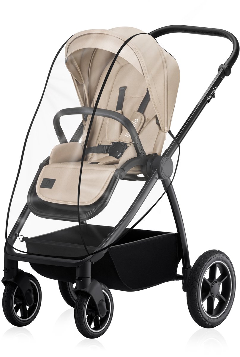 Lionelo Meril 3in1 Kinderwagen - Buggy – XL Reiswieg, Wandelwagen & ADAC-gecertificeerd Autostoeltje – All-Terrain Wielen – Compleet Accessoireset – UPF50+ thumbnail 6