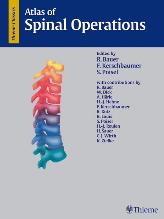 Atlas of Spinal Operations - cover