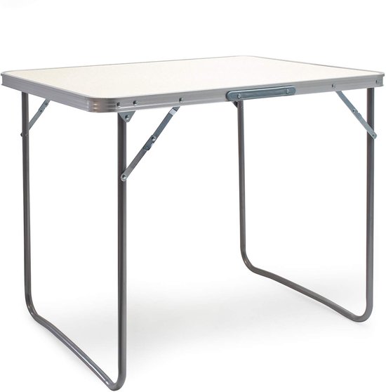 Opvouwbare tuintafel - campingtafel - 183×76 cm - antraciet - | Gecontroleerde