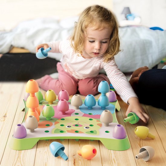 Quercetti Play Eco+ Jumbo Insteekspel (41-Delig) van "Quercetti" — afbeelding 4
