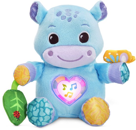 VTech Baby Knuffelnijlpaardje - Interactieve Knuffel - 35+ Melodietjes, Liedjes, Geluiden en Zinnetjes - Vanaf 3 Maanden van Vtech — afbeelding 4
