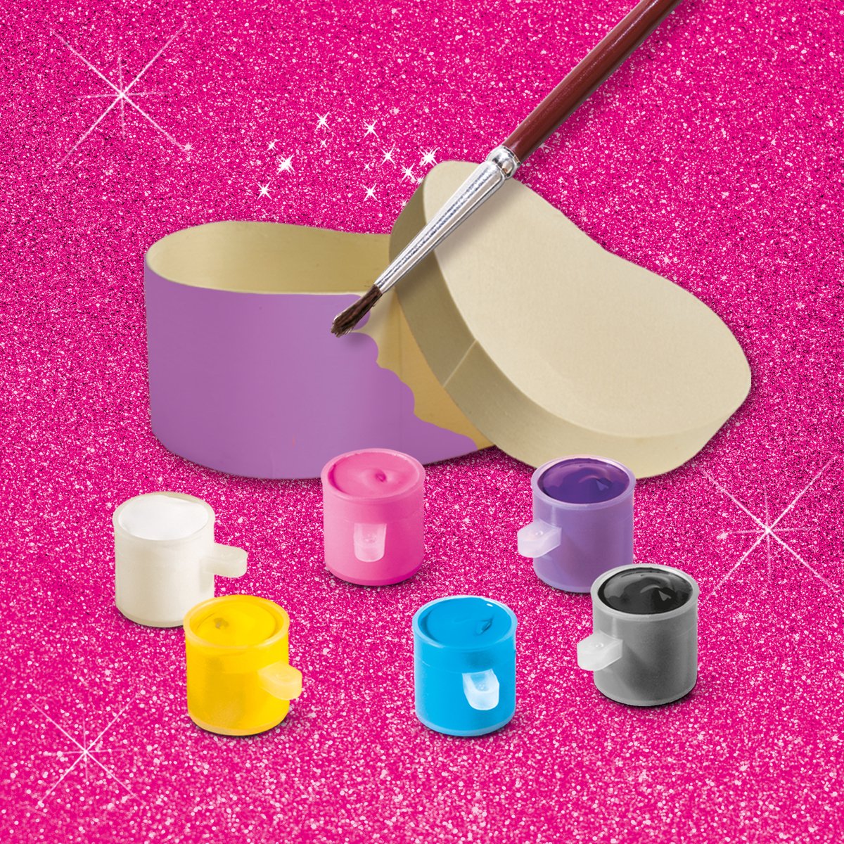SES Creative Unicorn Diamond Painting - Houten Sieradendoosjes - Voor Meisjes vanaf 5 Jaar - 3 Stuks - Schoencadeautjes Sinterklaas — cadeau in Hobby - foto 5