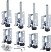Keuken stelpoten opschroefmodel, complete set 100 mm kopen? - Meubelbeslag Online