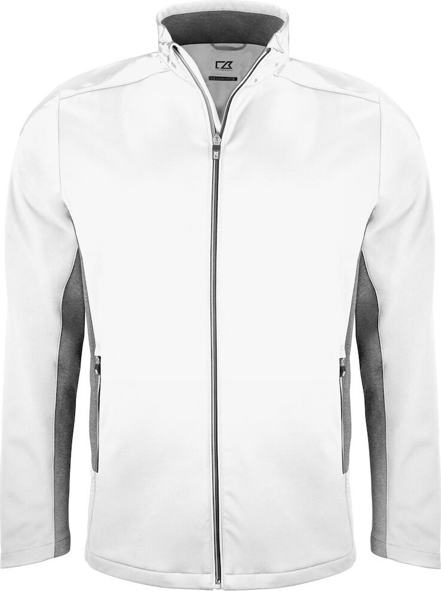 Cutter & Buck Navigate Softshell Jacket Heren 351458 – M Wit
