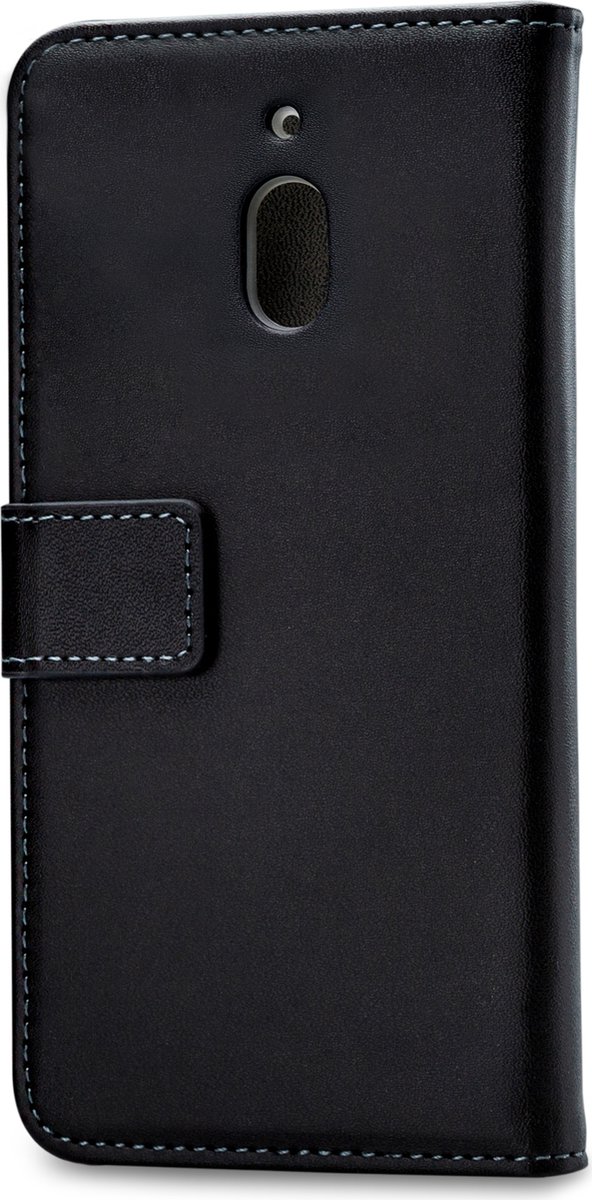 Mobilize Telefoonhoesje geschikt voor Nokia 2.1 Hoesje | Mobilize Classic Gelly Wallet Bookcase Portemonnee | Pasjeshouder voor 2 Pasjes | Telefoonhoesje voor Pinpas / OV Kaart / Rijbewijs - Zwart