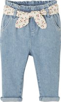 Vertbaudet Babyjeans met stoffen riem