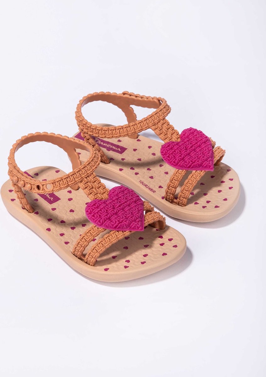 My First Ipanema Baby Dames Junior Slippers - Beige/Pink