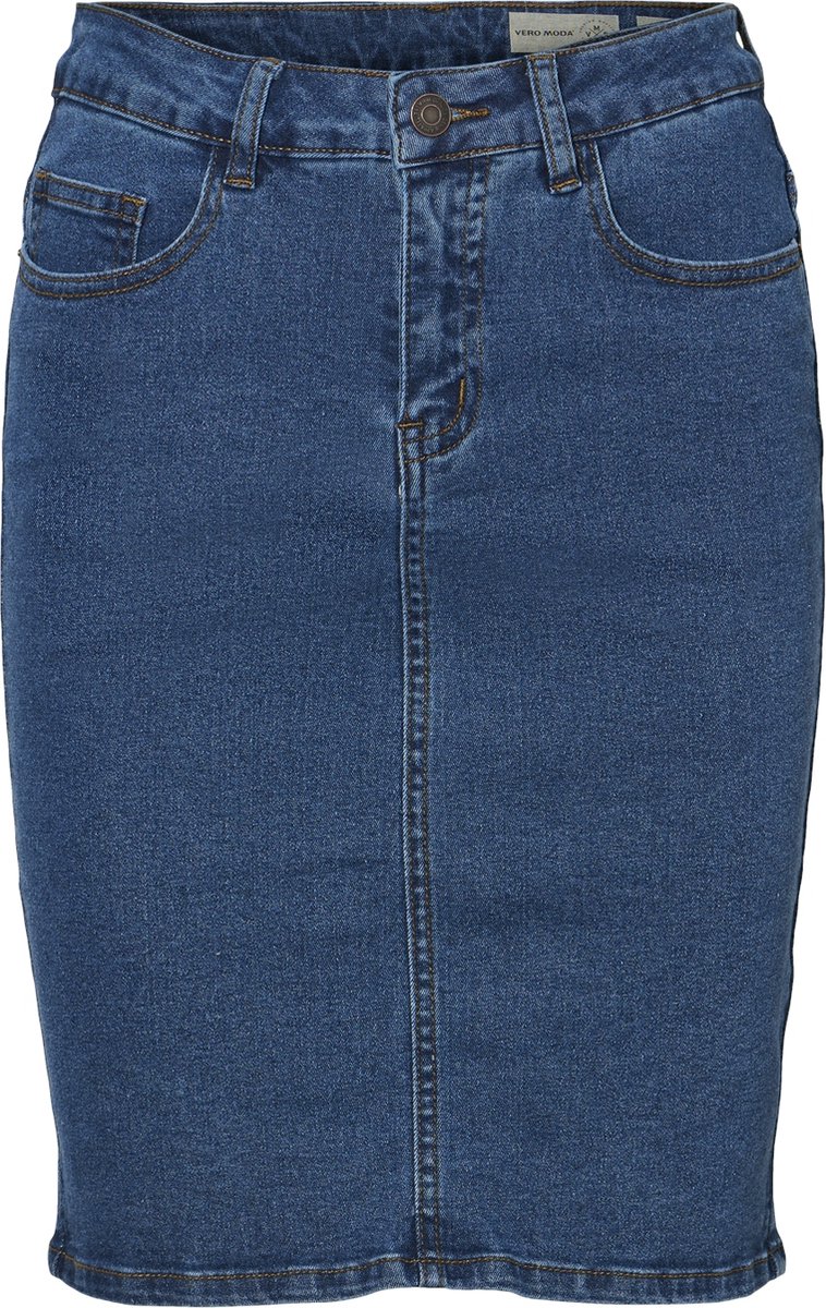 VERO MODA - VMHOT NINE HW DNM PENCIL SKIRT GA NOOS - Dames - Rokken
