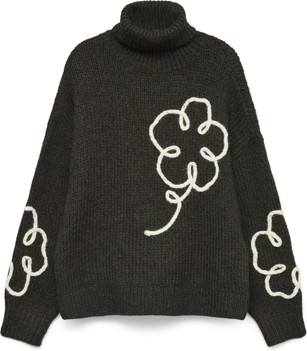 VERO MODA - VMFATIMA LS ROLLNECK PULLOVER - Dames - Gebreide truien