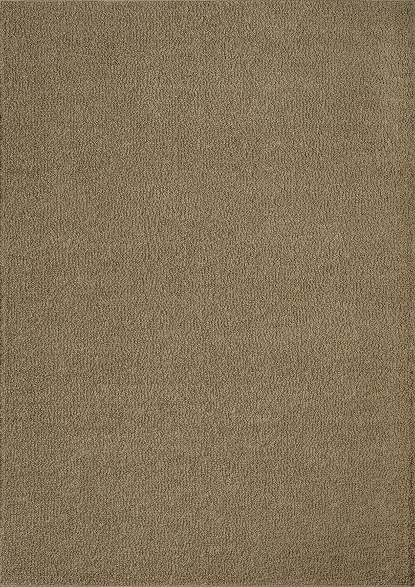 Acsento CaligariTaupe Vloerkleed - 200 x 290 cm - Taupe - Rechthoekig - Wol - Woonkamer, Slaapkamer, Eetkamer - Effen - Modern, Industriëel