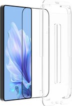 Cazy Protecteur d'écran avec applicateur adapté au Samsung Galaxy S25 Ultra - Protecteur d'écran en Glas trempé