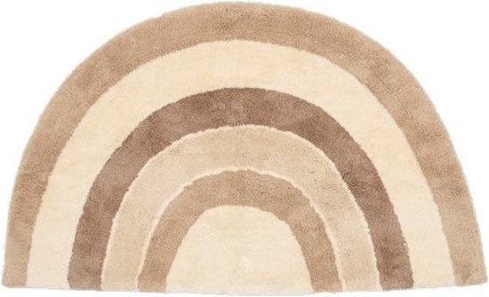 Vloerkleed regenboog - Beige - Essentials