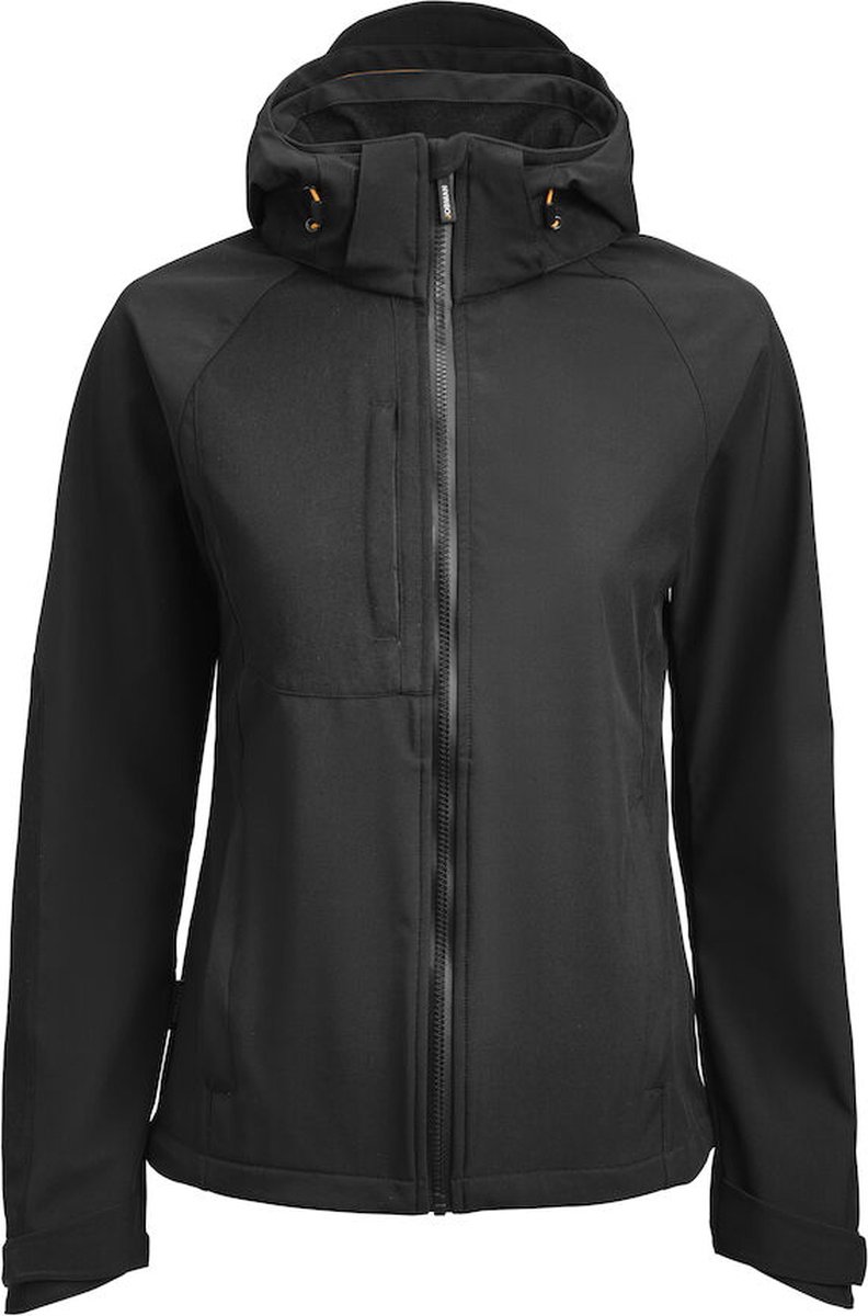 Jobman 1372 Softshell Jas Woman 65137276 Zwart