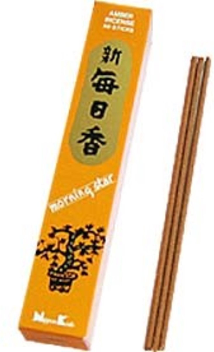 Nippon Kodo Wierook Morning Star amber Zwart